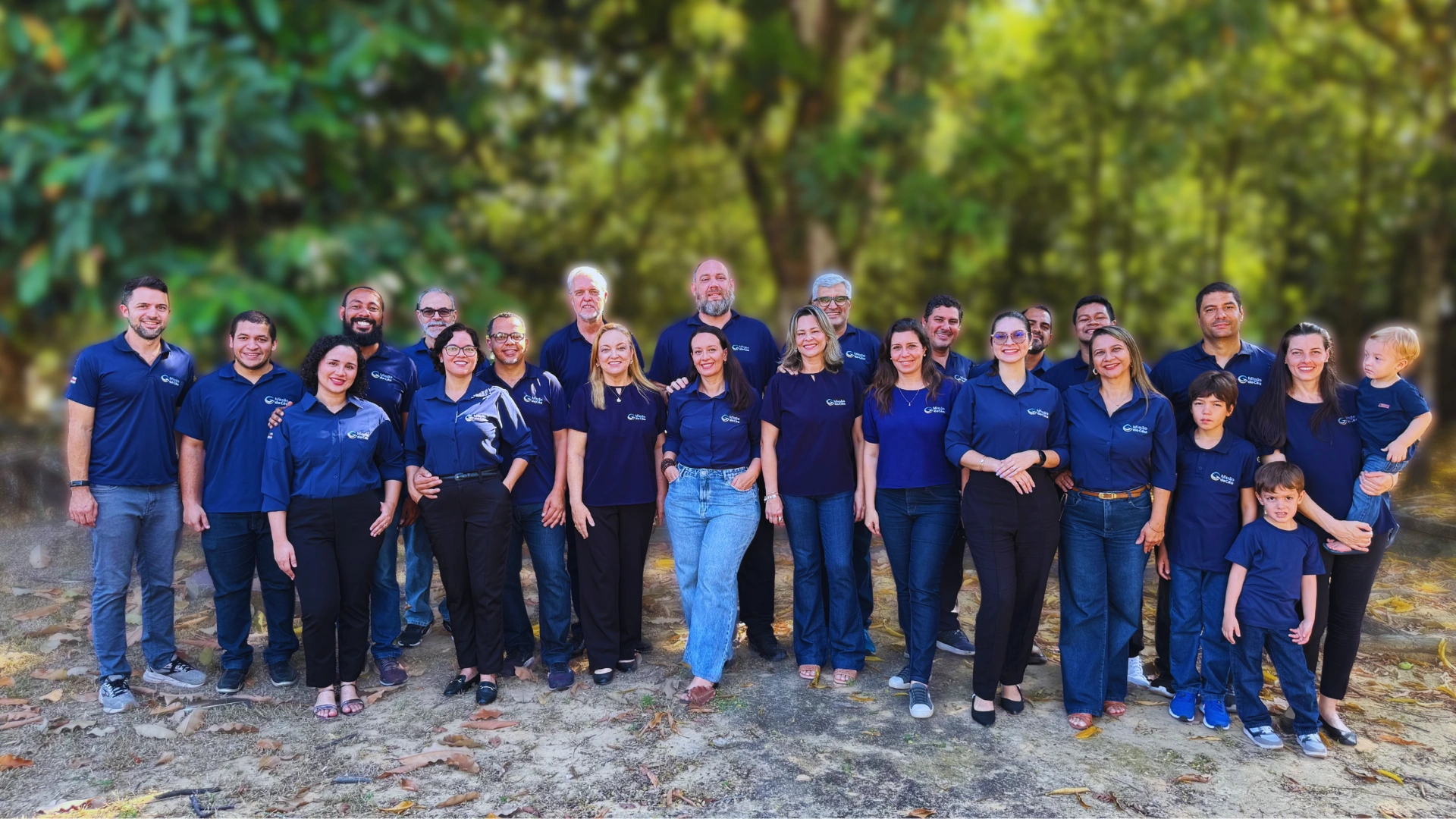 Equipe completa da Missão do Céu reunida