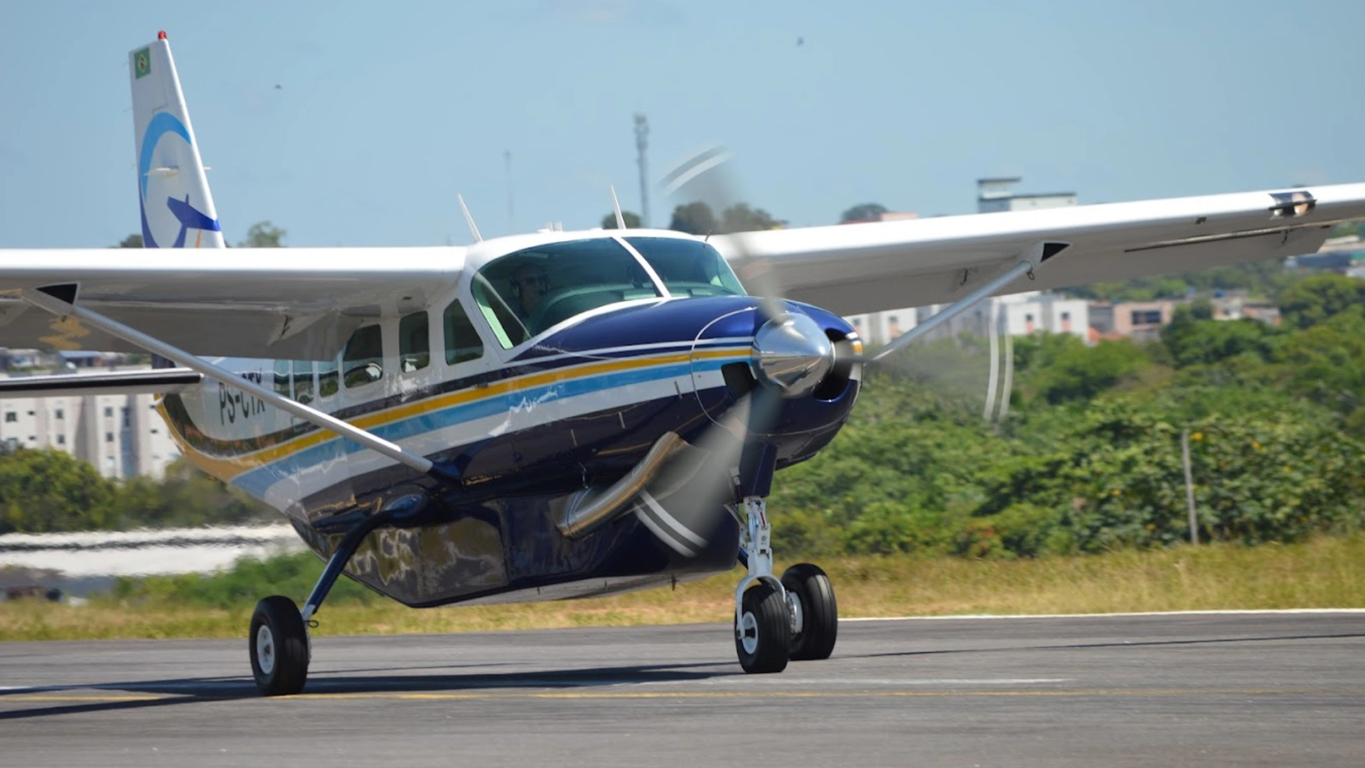 Aeronave da Missão do Céu — campanha Cada Minuto Conta